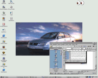 the new Windows 95 desktop