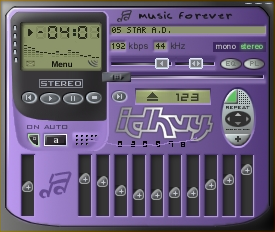 XMMS full view, idhuy skin