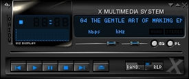 XMMS normal view, default skin