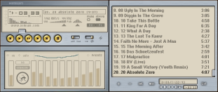 XMMS full view, Ximian skin